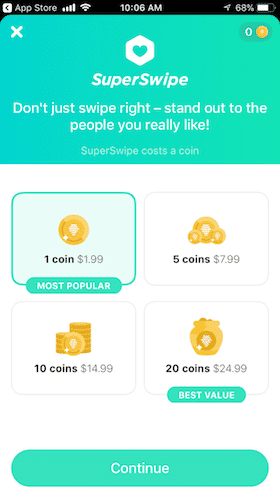 Bumble Coins and Superswipe