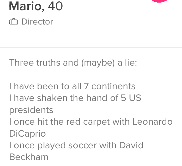a good bio for dating app