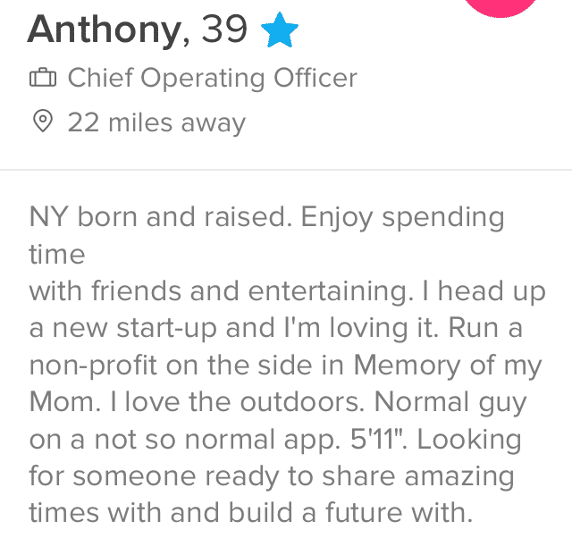 Tinder on write what guys do What He's