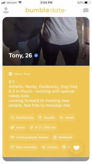 Bio what in bumble girl put to How To