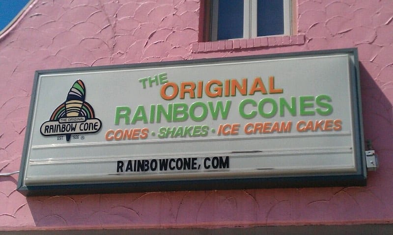 original rainbow cone chicago