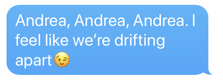 Re-engagement text when she doesn't respond