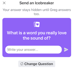 facebook dating icebreakers