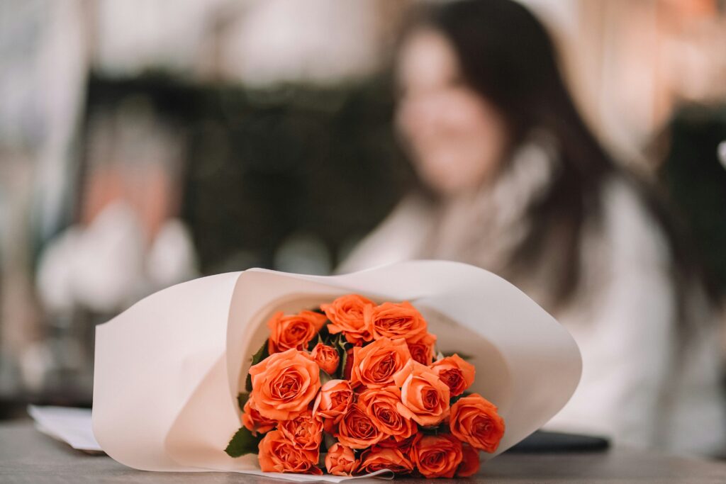 flowers on a first date