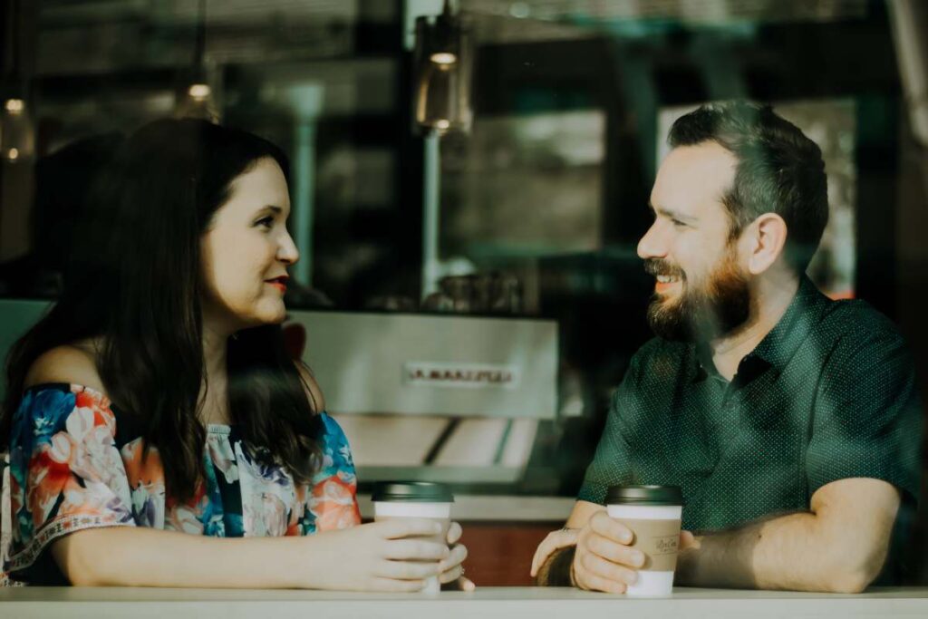 she talked about her ex on a first date