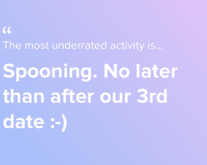 the most underrated activity is...