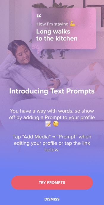 tinder text prompts intro