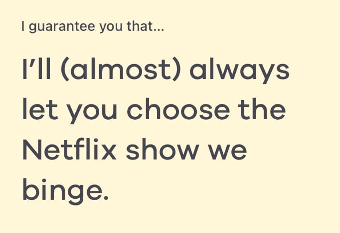 i guarantee you that