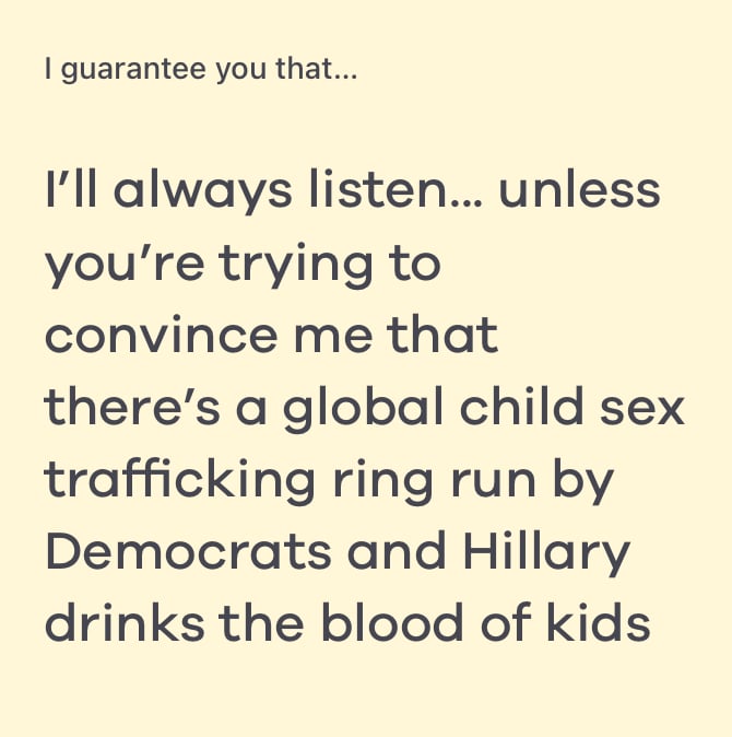 i guarantee you that