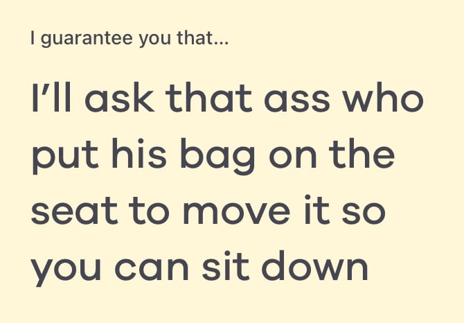 i guarantee you that