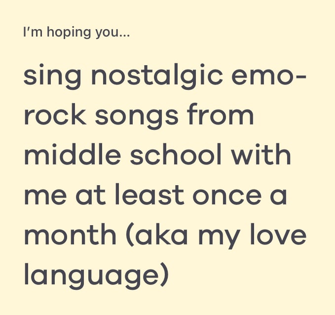 i'm hoping you bumble