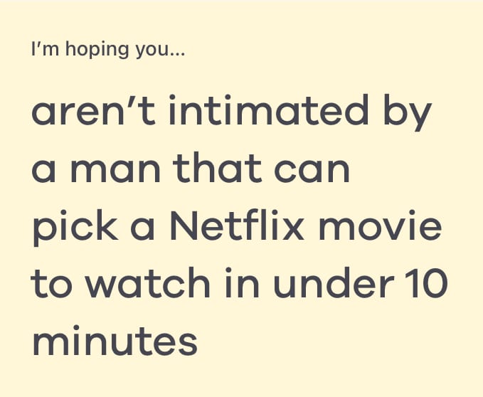 i'm hoping you bumble
