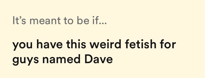 if it's meant to be bumble prompt