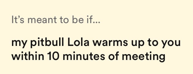 if it's meant to be bumble prompt