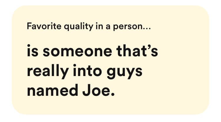 favorite quality in a person