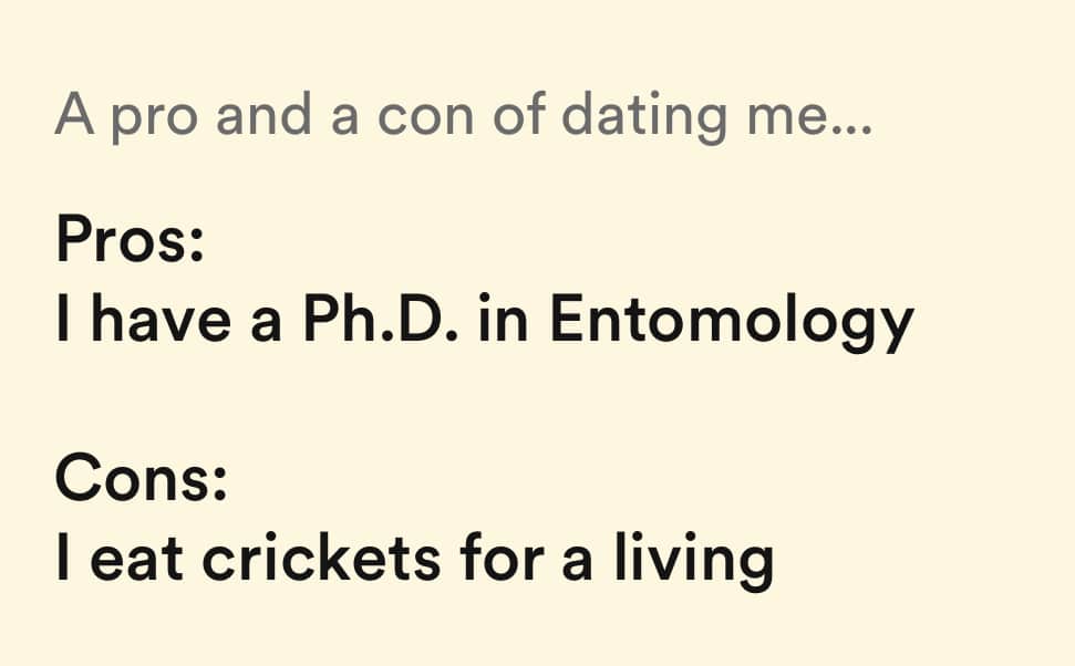 bumble prompt response