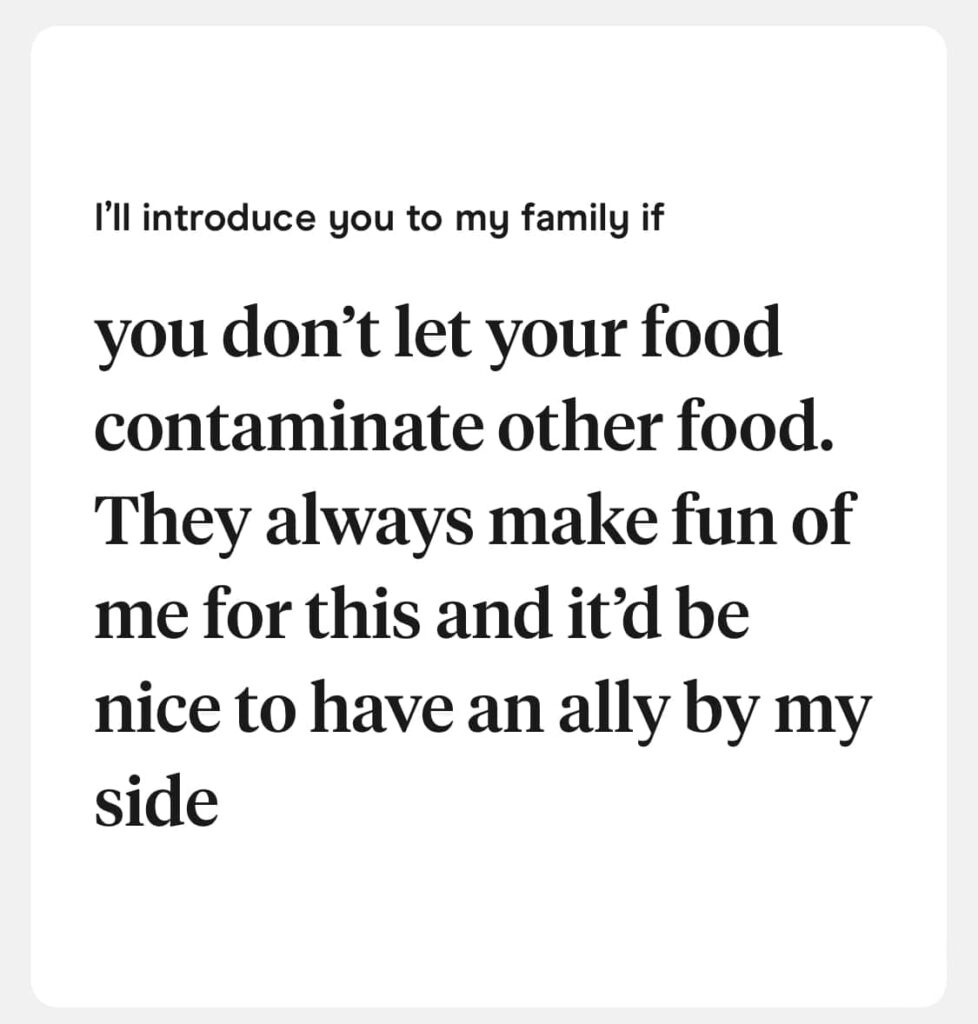 best hinge prompt responses