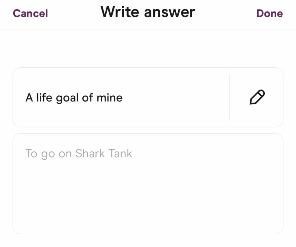 a life goal of mine hinge