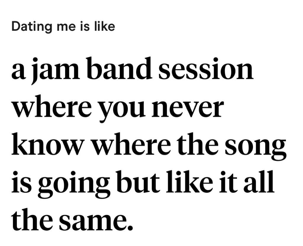 best hinge prompt responses