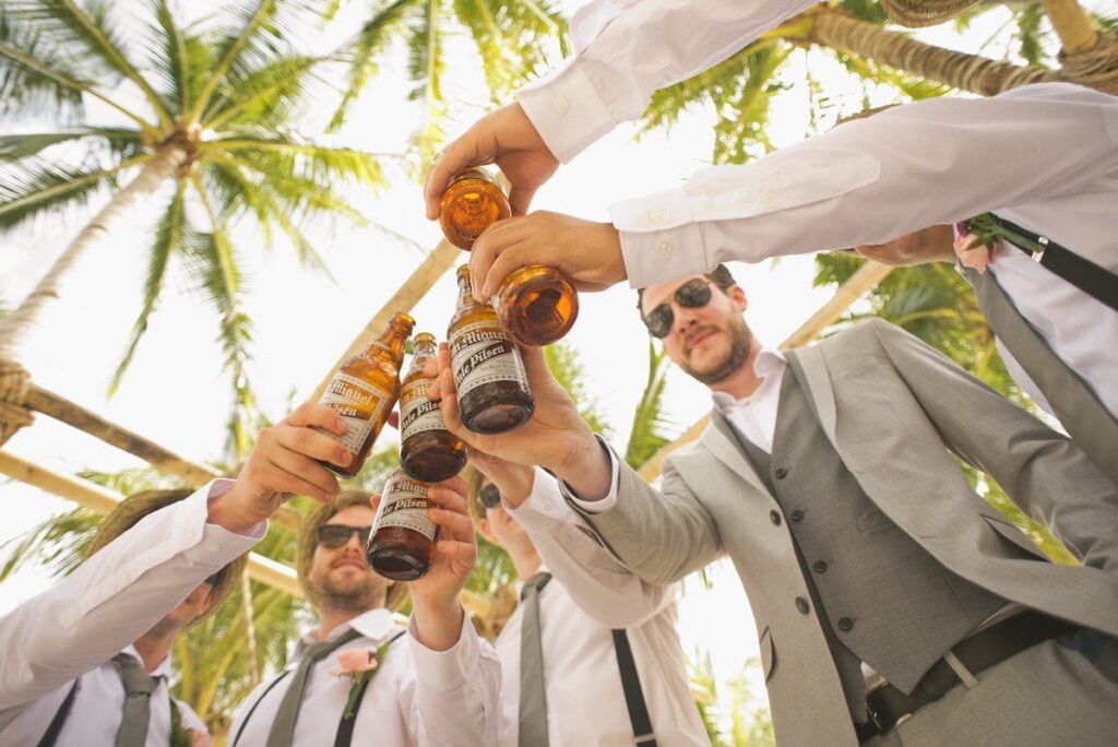 approaching women at weddings