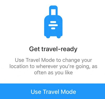 dating app on vacation