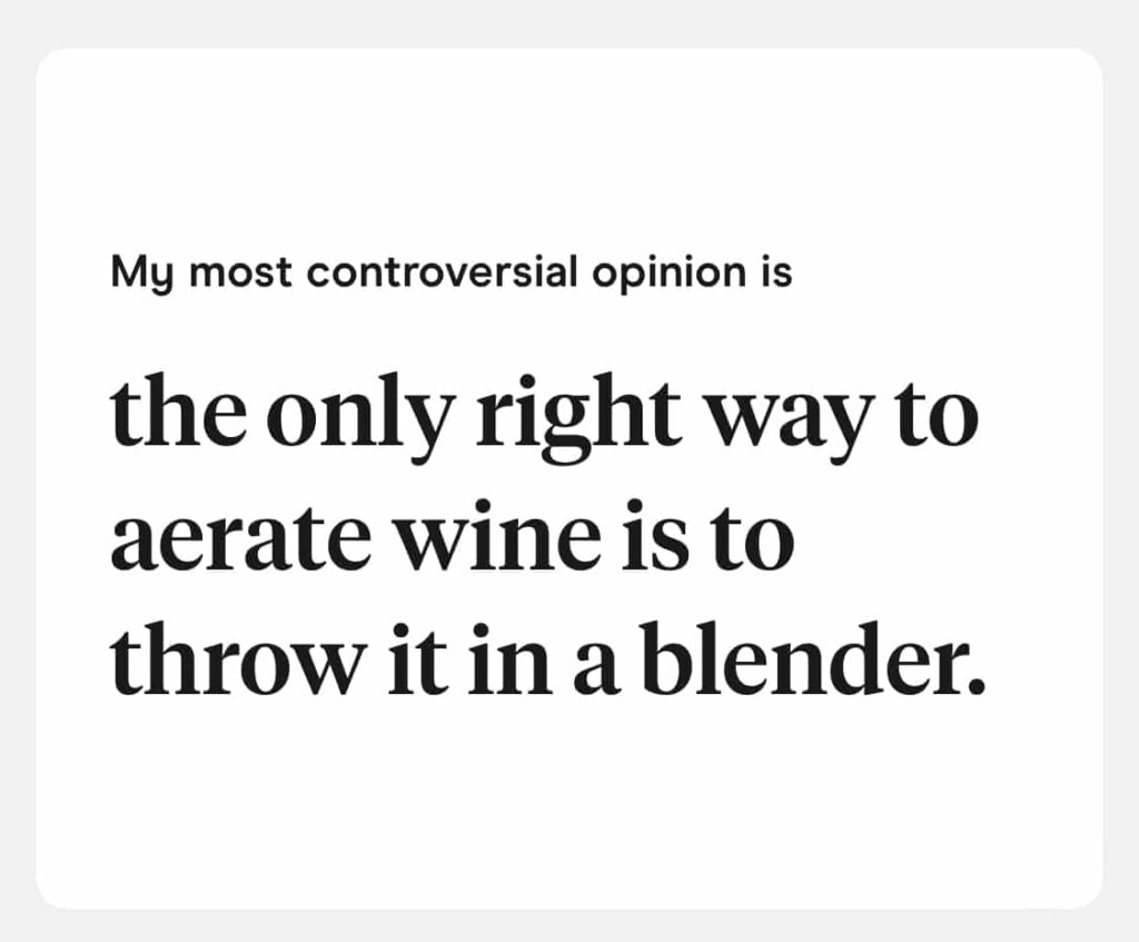 my most controversial opinion is