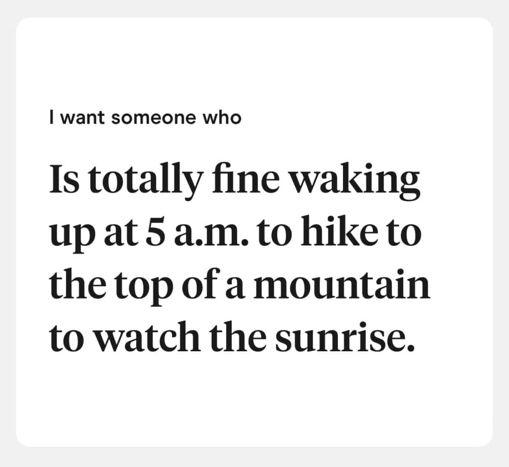 i want someone who hinge
