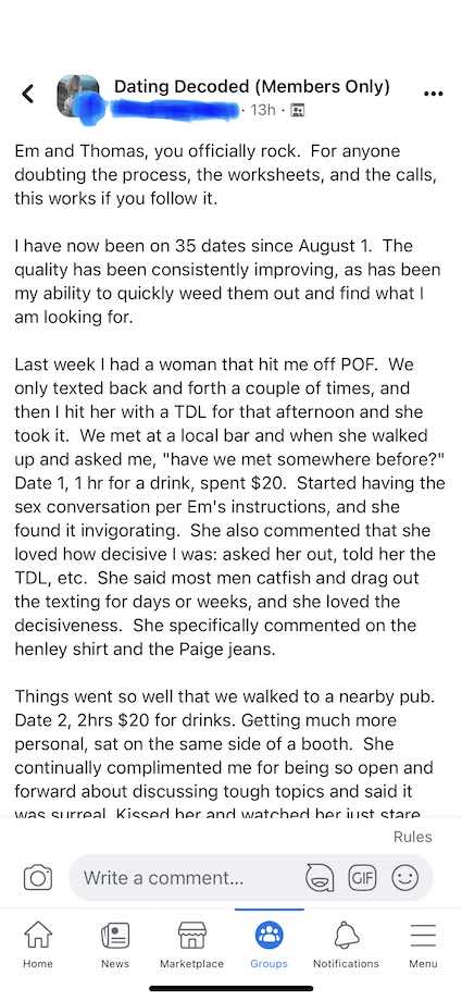 Dating Decoded Review - Mark