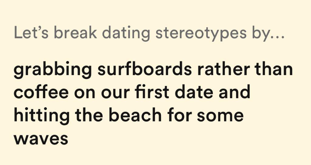 best Bumble prompts