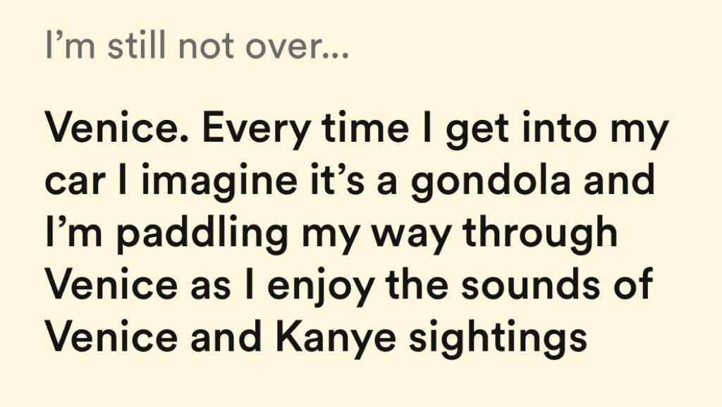 I'm still not over... Bumble response